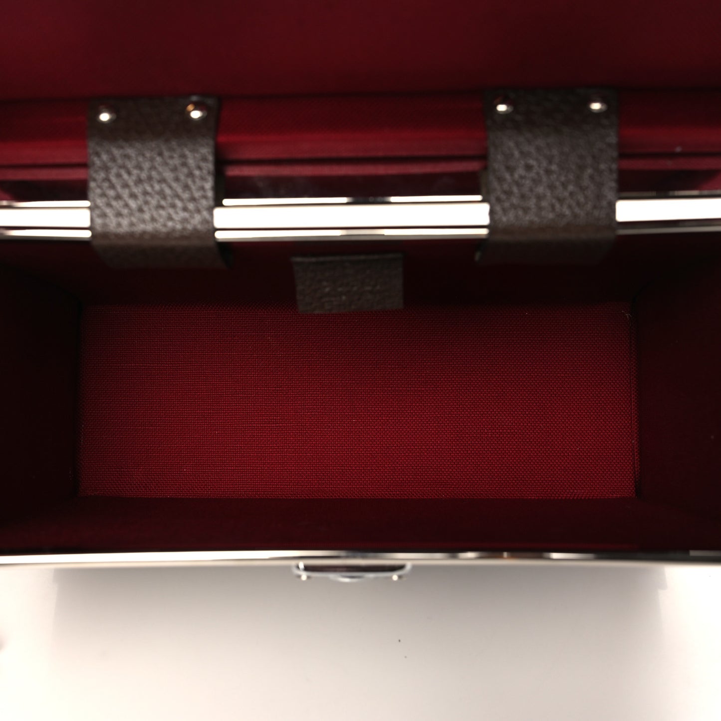 GG Supreme Monogram Globe-Trotter Beauty Case Brown