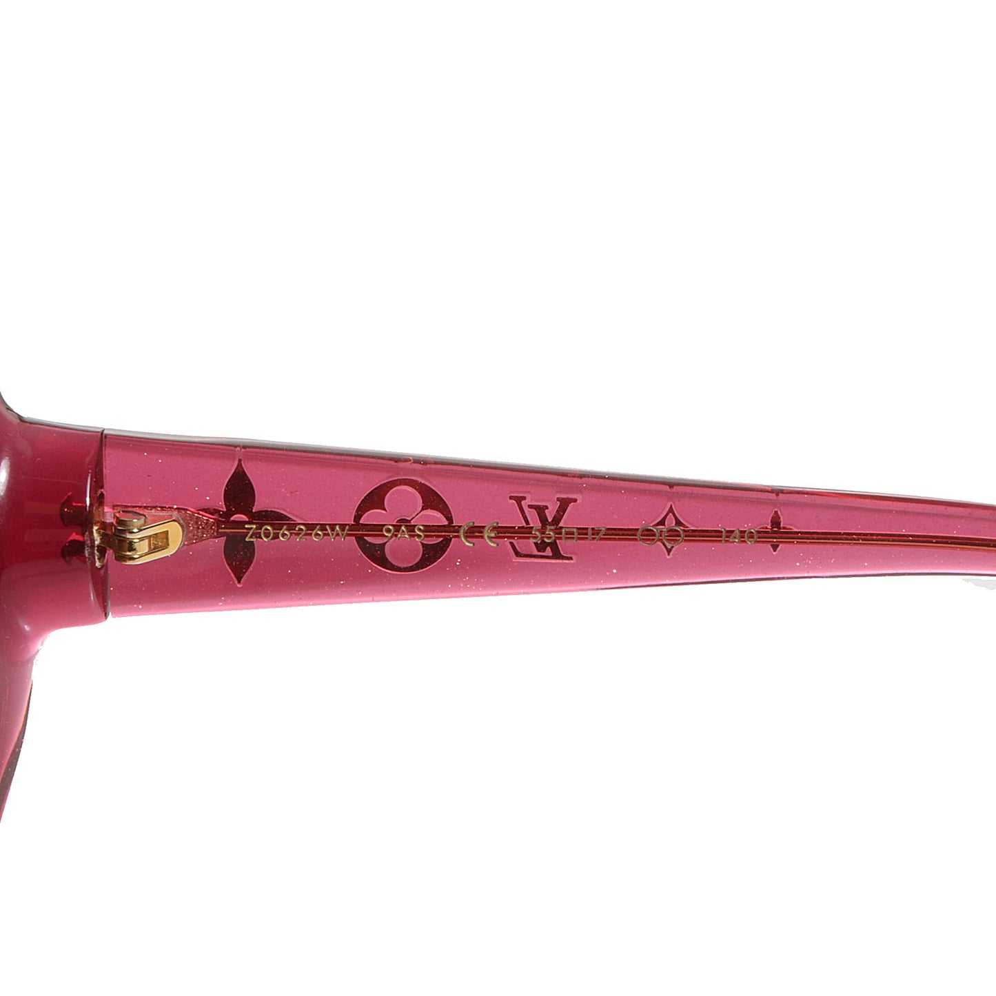 Obsession Cat Eye Glitter Sunglasses Z0626W Fuschia