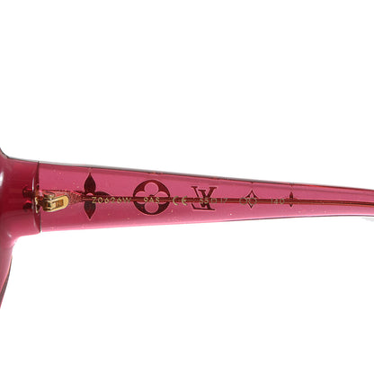 Louis Vuitton Obsession Cat Eye Glitter Sunglasses Z0626W Fuschia 4 of 4