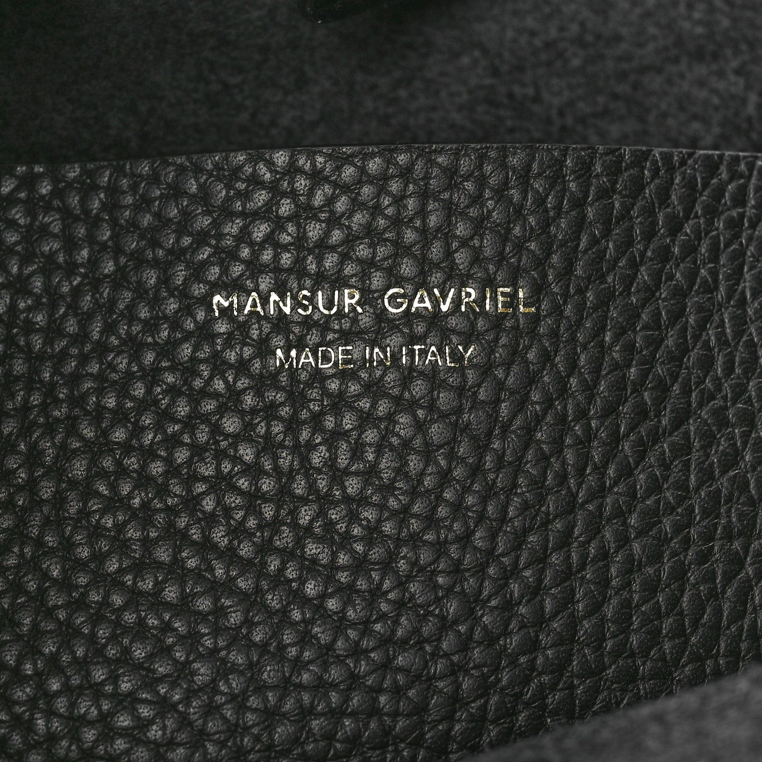 Mansur Gavriel Pebbled Calfskin Everyday Cabas Black 6 of 9