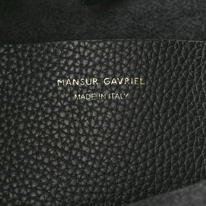 Mansur Gavriel Pebbled Calfskin Everyday Cabas Black 6 of 9