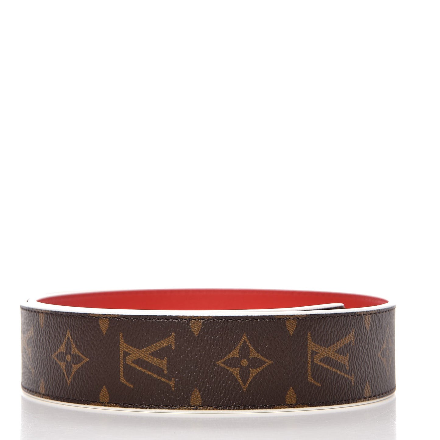 Monogram Bandouliere Shoulder Strap Red