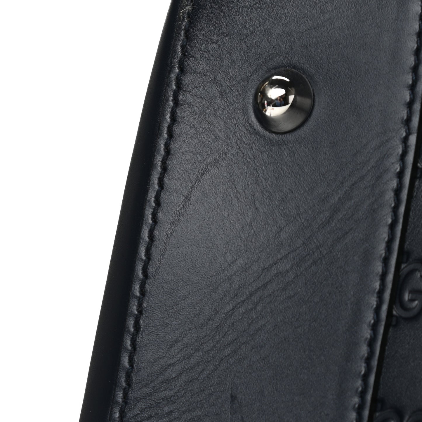 Guccissima Signature Large Duffle Blue