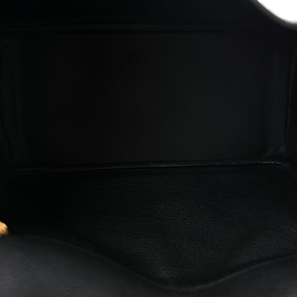 Hermes Taurillon Clemence Lindy 30 Black 5 of 14