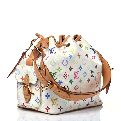 Louis Vuitton Monogram Multicolor Petit Noe White 3 of 8