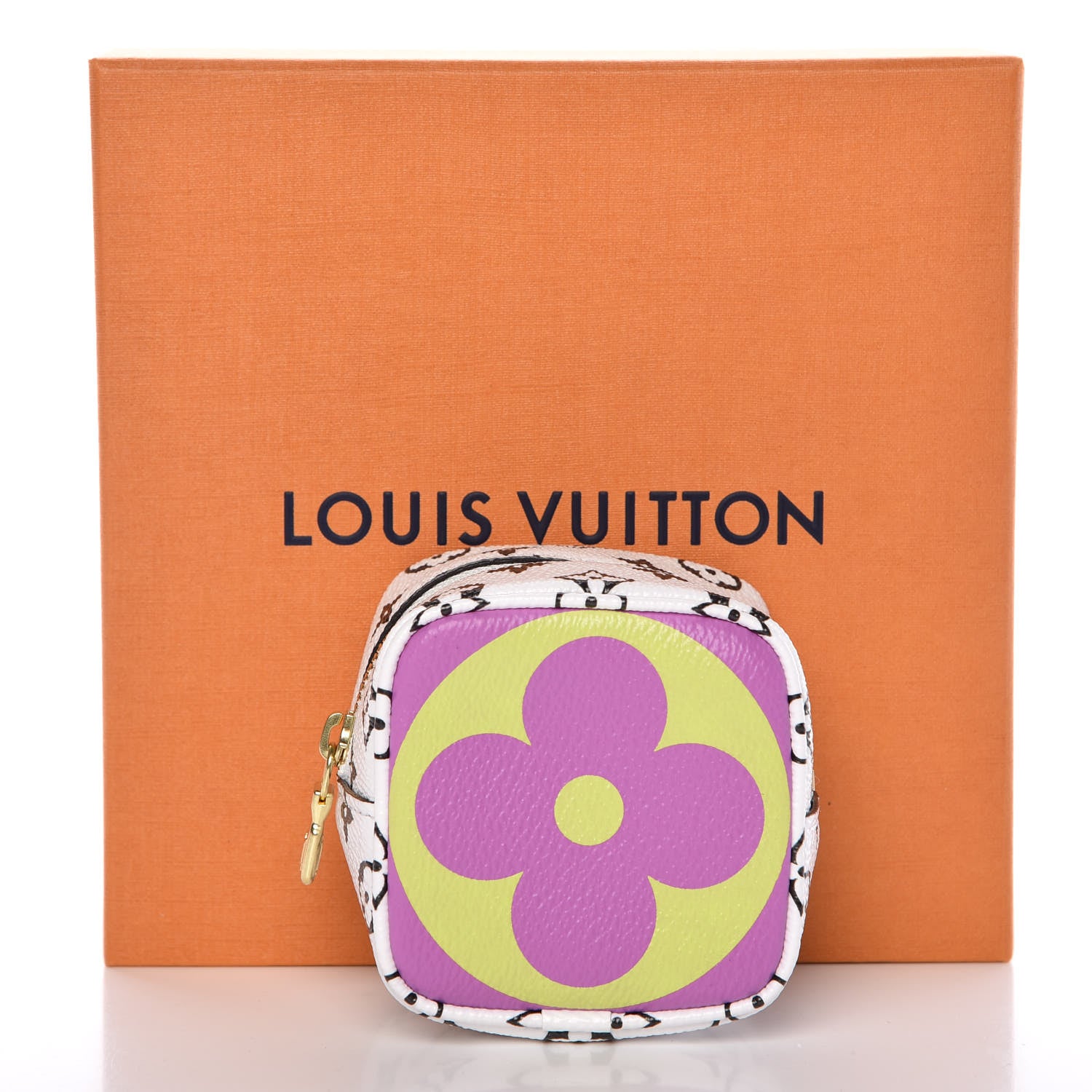 Louis Vuitton Monogram Giant Cube Coin Purse Pink 8 of 8