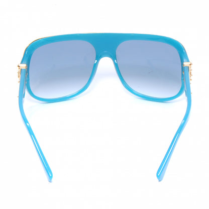 Louis Vuitton Millionaire Sunglasses Turquoise w Gold 2 of 5