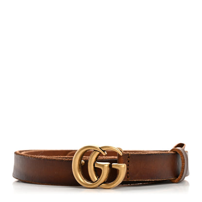 Gucci Faded Calfskin Double G 20mm Belt 90 36 Cuir 1 of 5