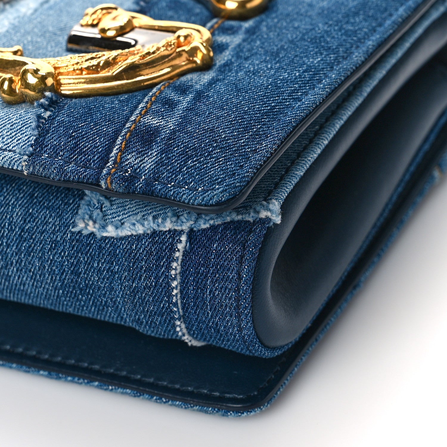 Dolce & Gabbana Denim DG Girls Shoulder Bag Blue 8 of 10