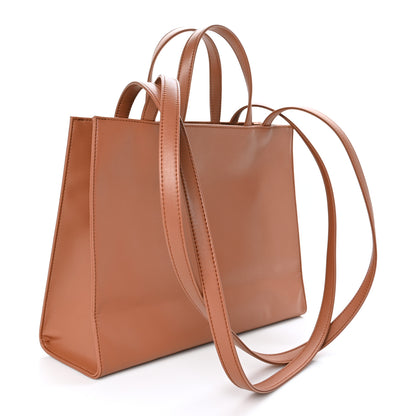 Telfar Vegan Leather Medium Shopping Bag Tan 3 of 9