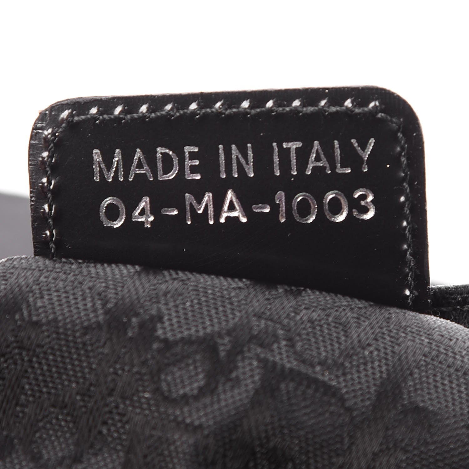 Christian Dior Satin Crystal Hardcore Clutch Black 7 of 7