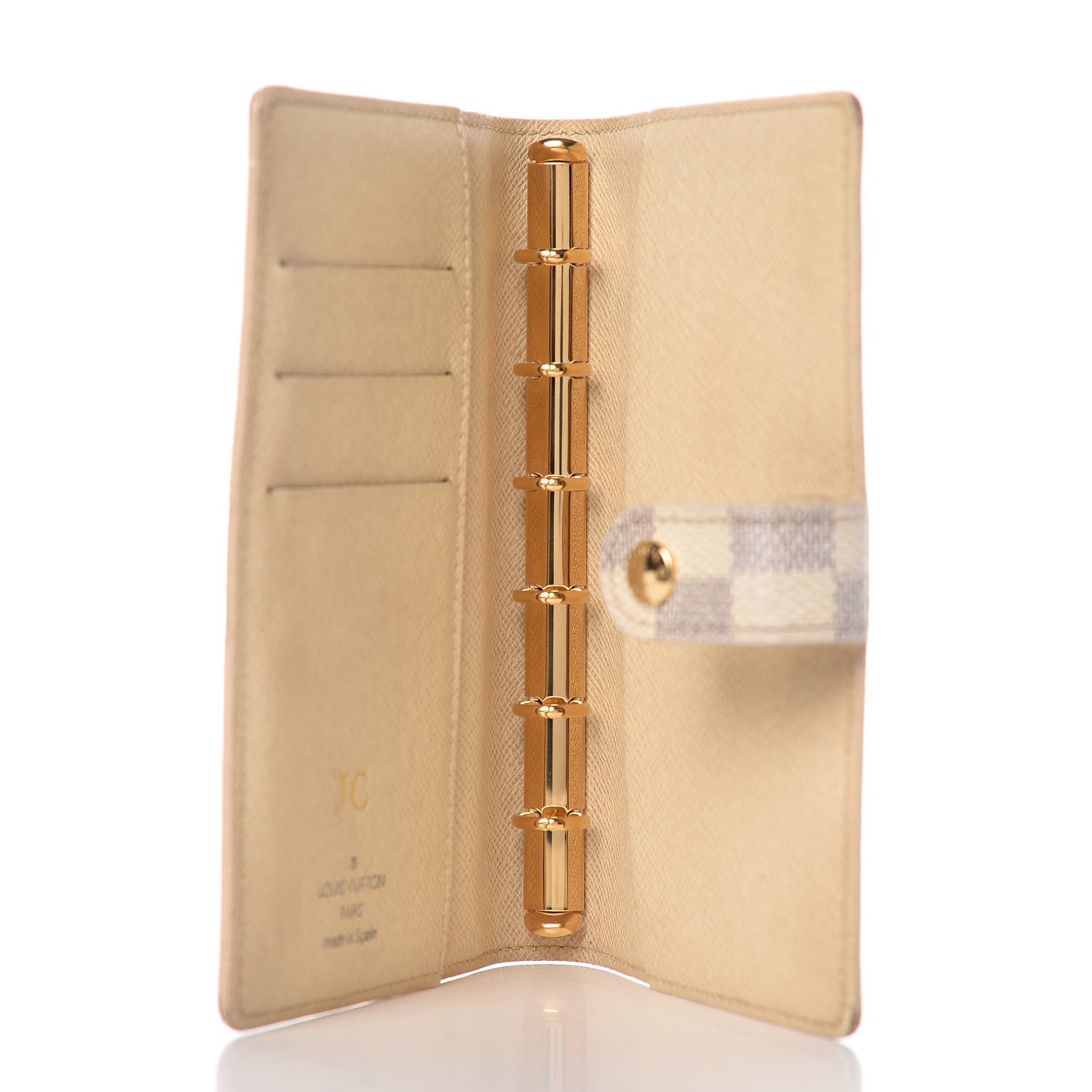Louis Vuitton Damier Azur Small Ring Agenda Cover 5 of 11
