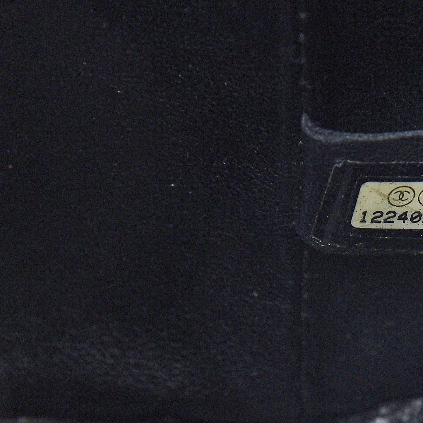 Caviar Quilted Medallion Tote Black