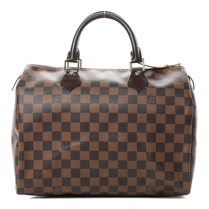 Louis Vuitton Damier Ebene Speedy 30 1 of 12