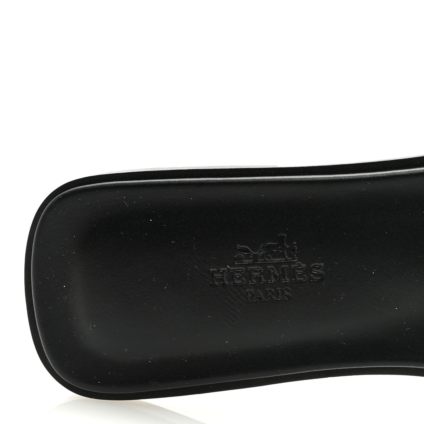 Box Calfskin Oran Sandals 37 Black