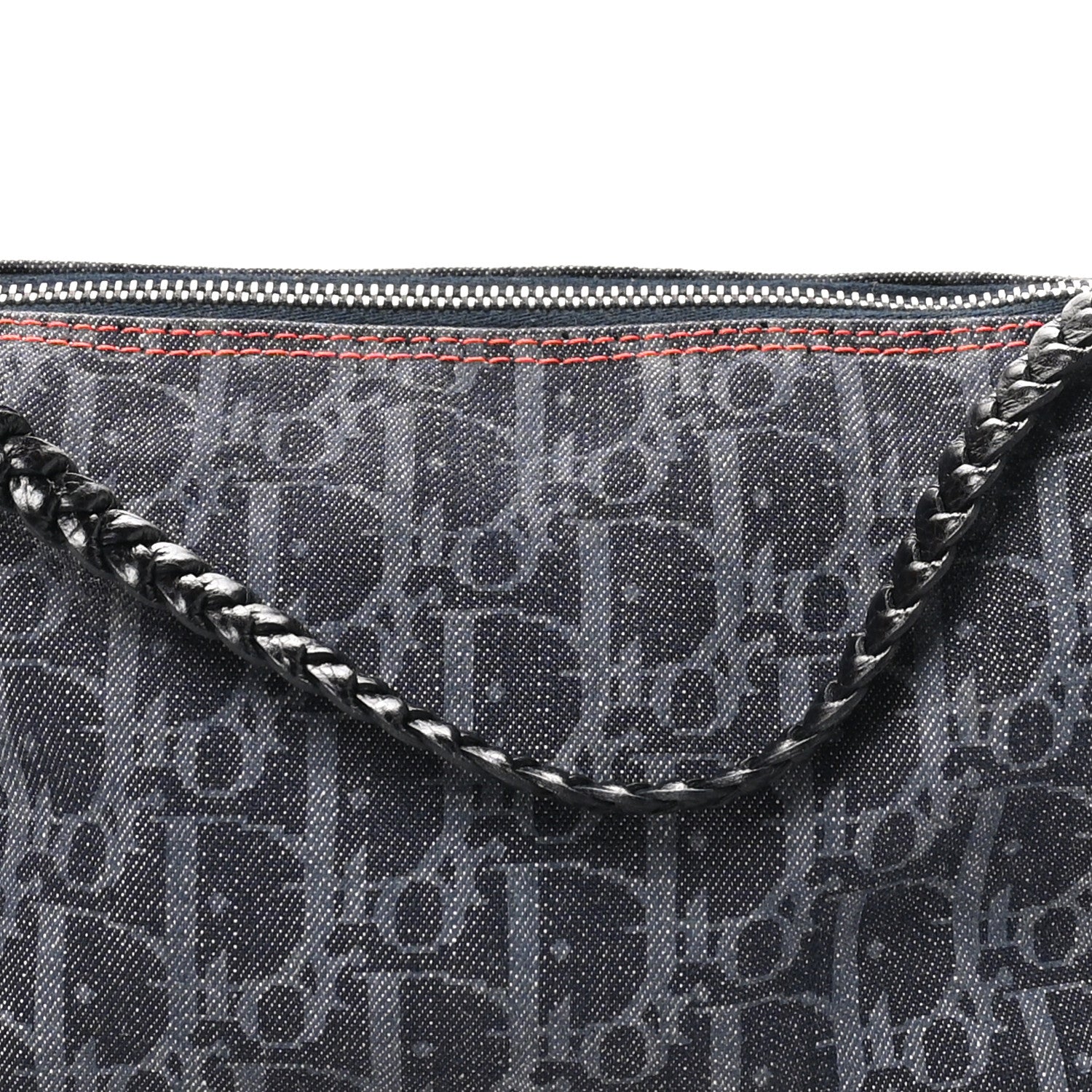 Christian Dior Monogram Flight Shoulder Bag Blue 8 of 11