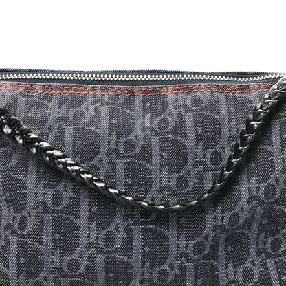 Christian Dior Monogram Flight Shoulder Bag Blue 8 of 11