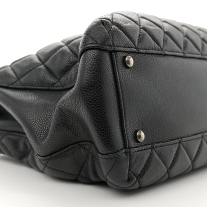 Chanel Caviar Quilted City Shopping Tote Black 9 of 14