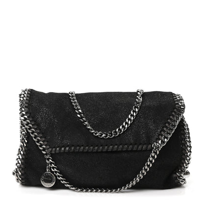 Stella McCartney Shaggy Deer Mini Falabella Crossbody Bag Black 1 of 10