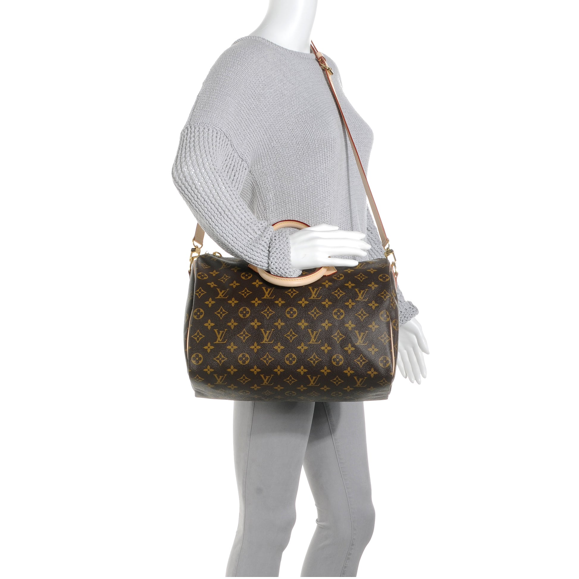Louis Vuitton Monogram Speedy Bandouliere 35 2 of 7