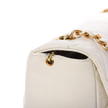 Chanel Caviar Quilted Small Flap White 14 of 15