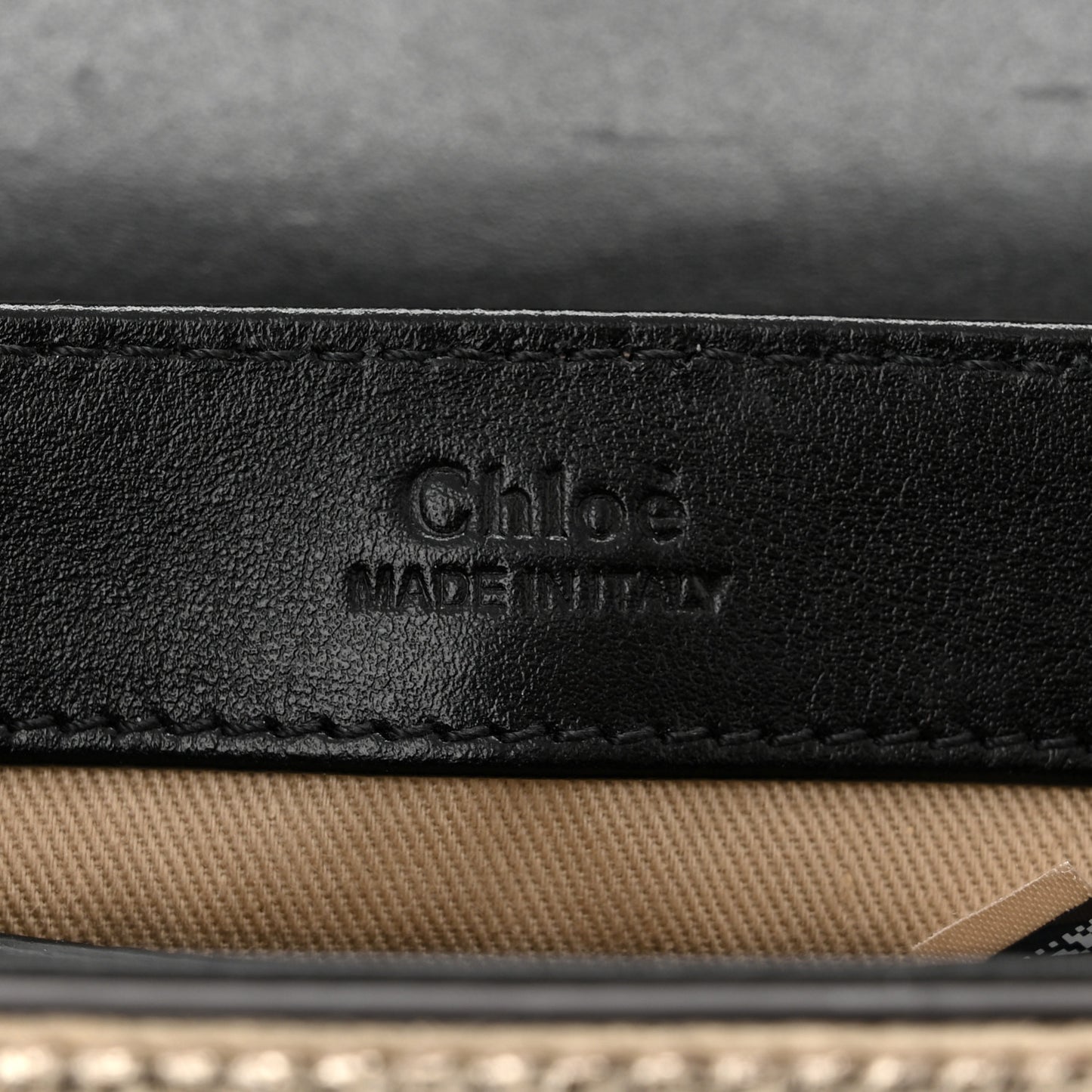 Metallic Calfskin Mini C Double Carry Gold