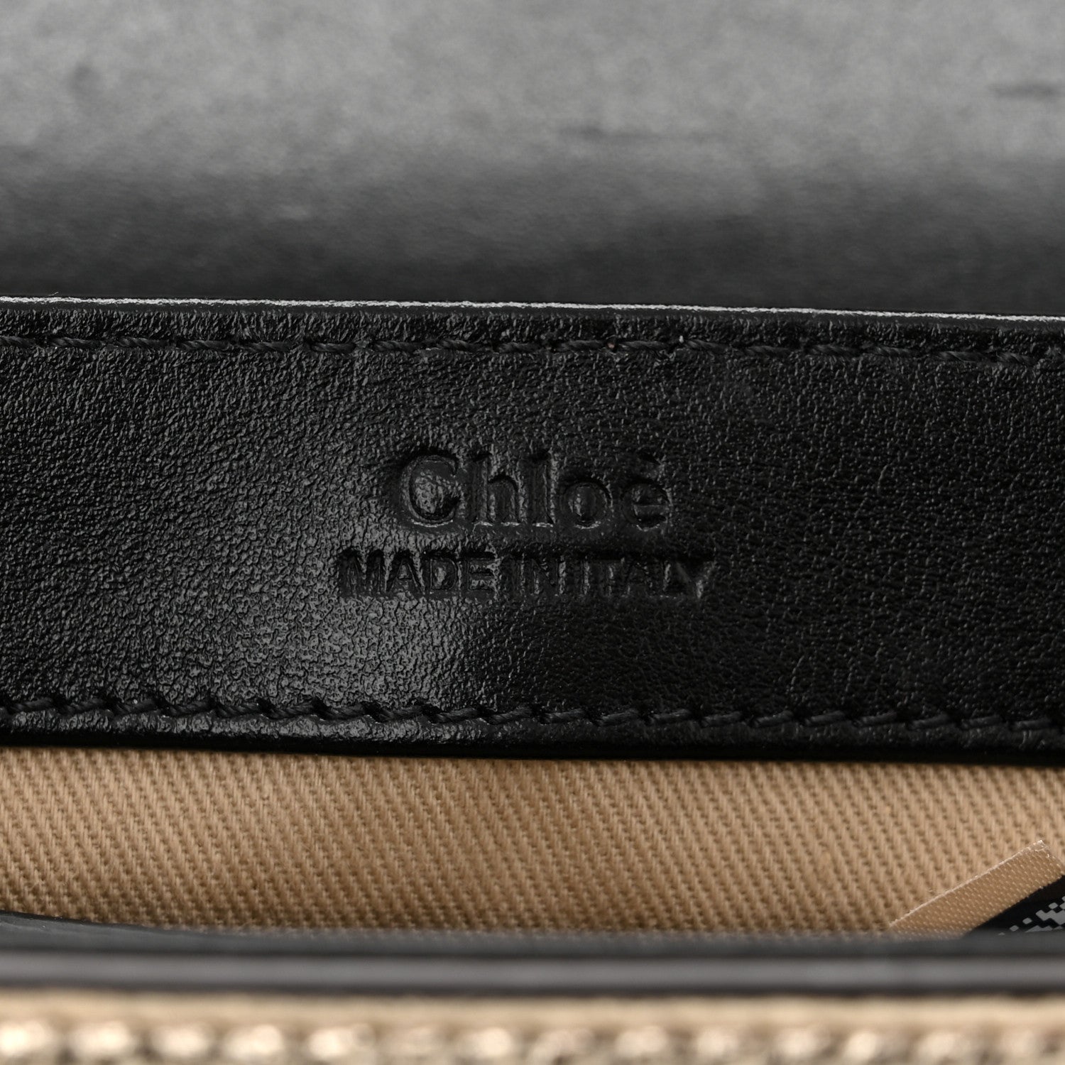 Chloe Metallic Calfskin Mini C Double Carry Gold 6 of 11