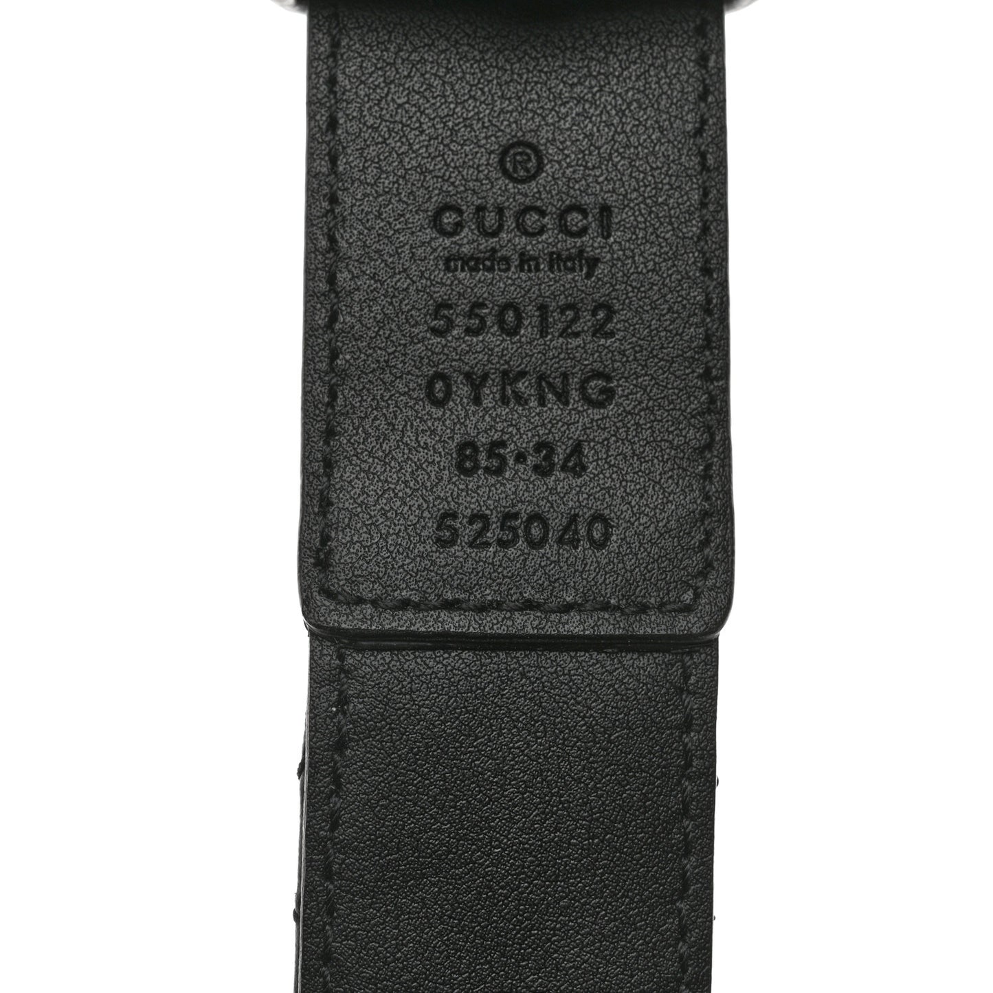 Calfskin Trapuntata Zumi 30mm Belt 85 34 Black