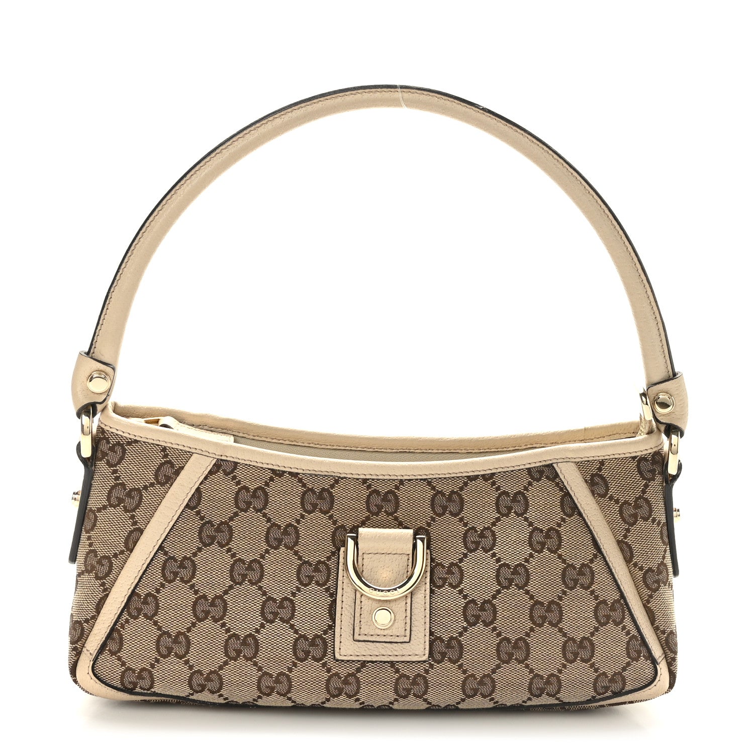 Gucci Monogram D Ring Abbey Pochette Off White 1 of 9