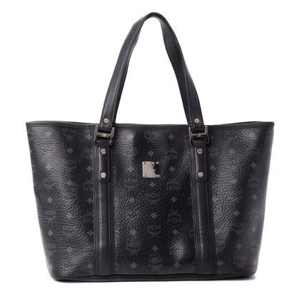 MCM Visetos Shopping Tote Black 1 of 10