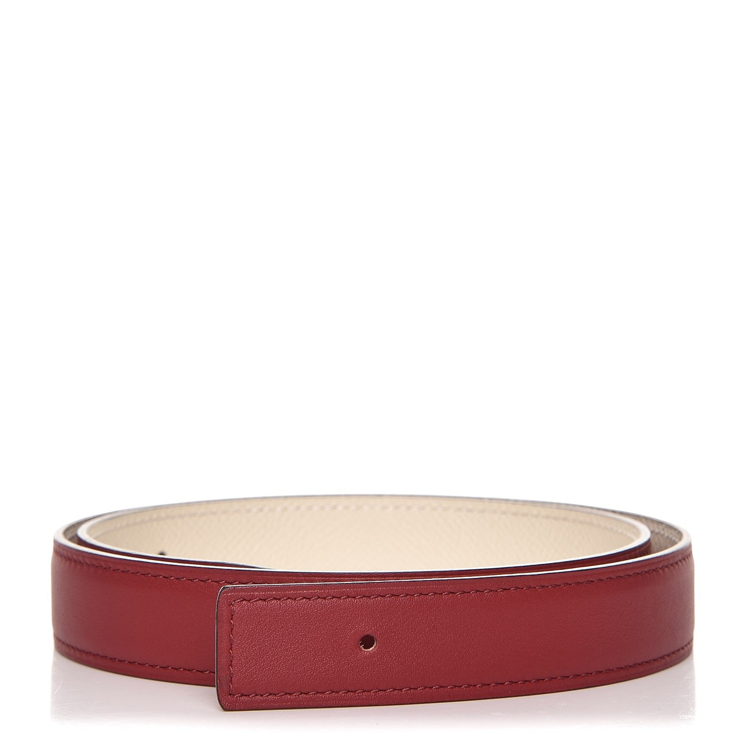 Hermes Epsom Swift 24mm Mini Constance H Belt 70 Craie Rouge Grenat 5 of 10