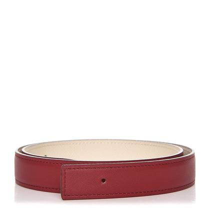 Hermes Epsom Swift 24mm Mini Constance H Belt 70 Craie Rouge Grenat 5 of 10