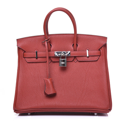 Hermes Togo Birkin 25 Rouge Vif 1 of 31