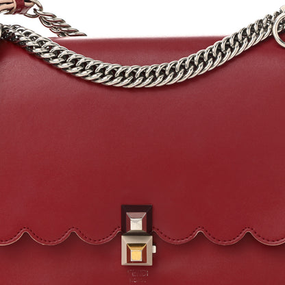 Fendi Vitello Liberty Scalloped Studded Kan I Shoulder Bag Fragola 14 of 21