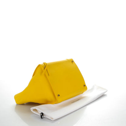 Celine Supple Calfskin Medium Phantom Luggage Sun Yellow 4 of 8