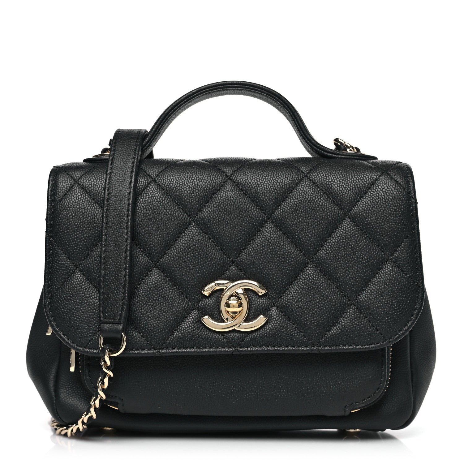 Chanel Caviar Quilted Small Business Affinity Flap Black 1 of 11