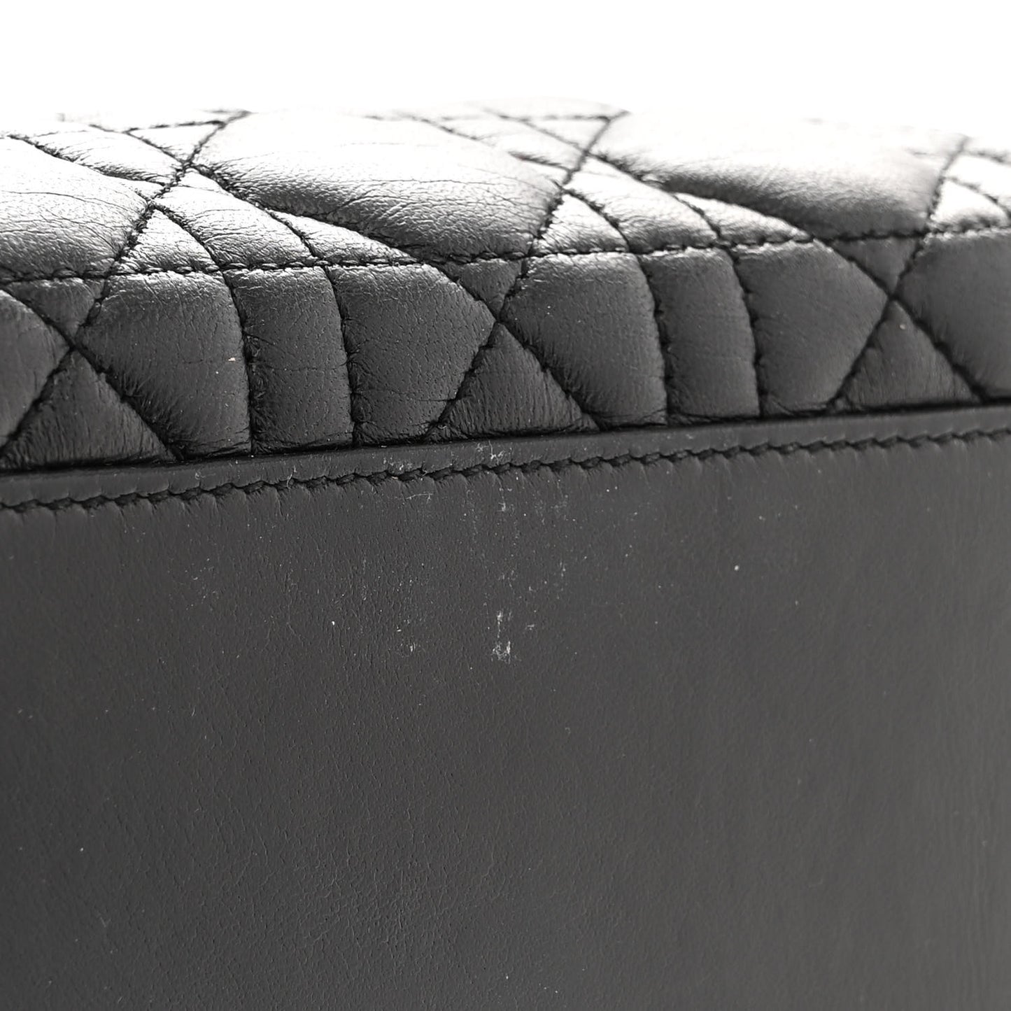 Lambskin Cannage Medium Lady Dior Black