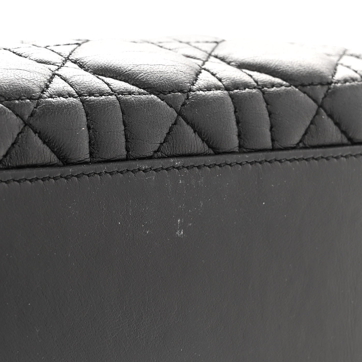 Christian Dior Lambskin Cannage Medium Lady Dior Black 11 of 11