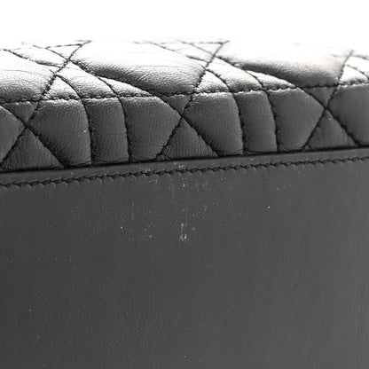 Christian Dior Lambskin Cannage Medium Lady Dior Black 11 of 11