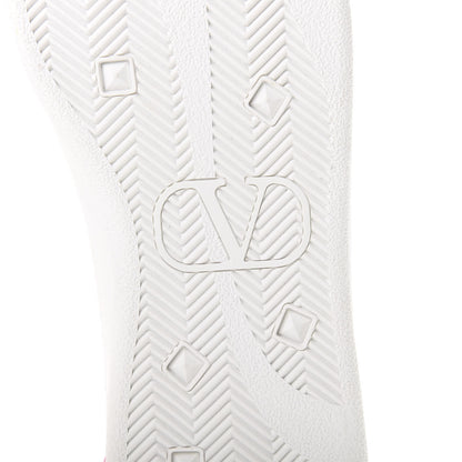 Valentino Garavani Calfskin Womens Backnet Sneakers 41 White Fuchsia 6 of 10
