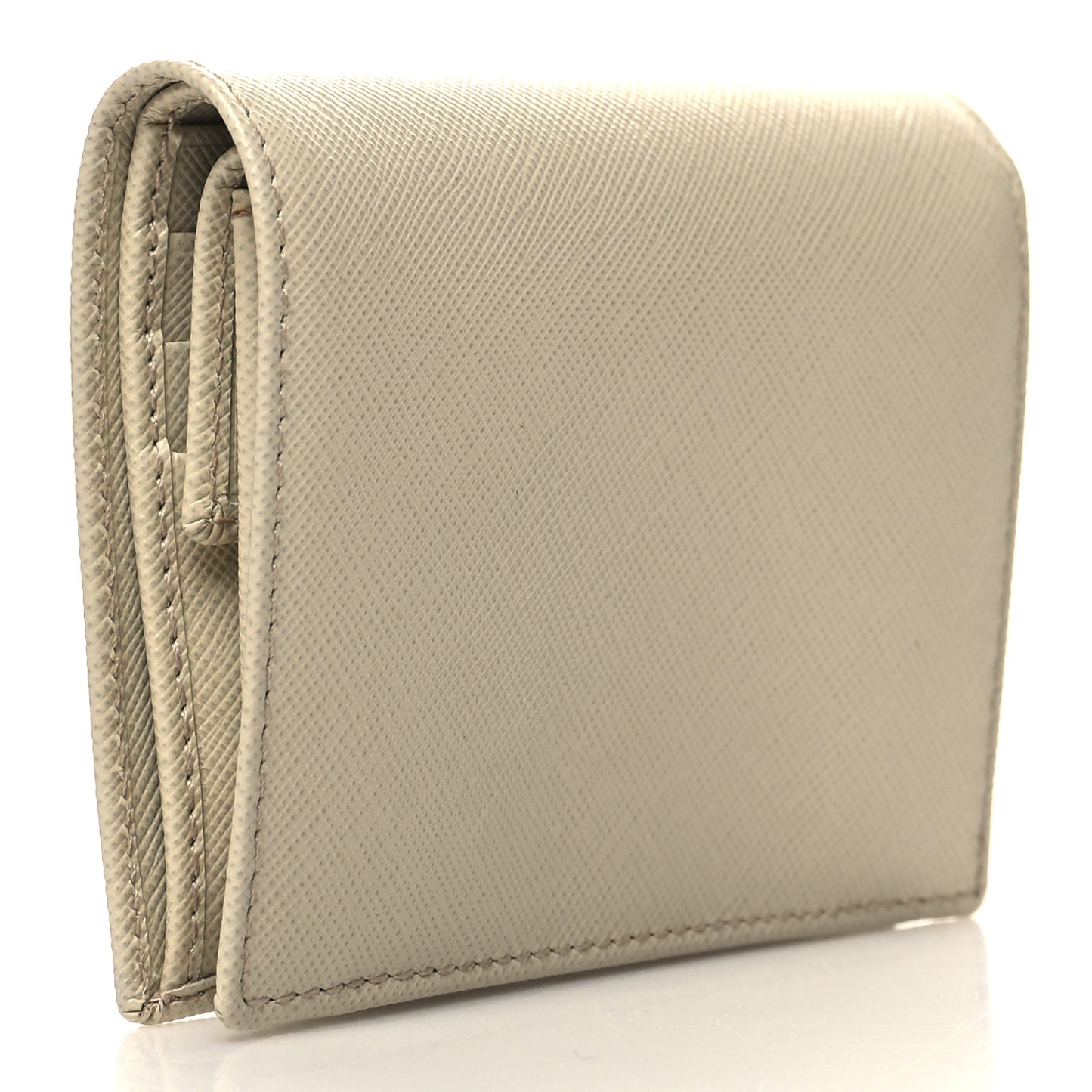 Saffiano Metal Bi-Fold Wallet Cera