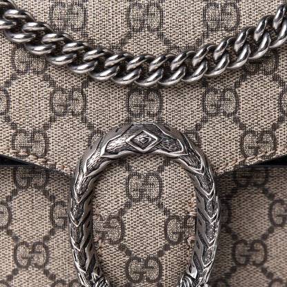 Gucci GG Supreme Monogram Small Dionysus Shoulder Bag Black 8 of 10