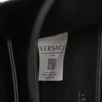 Versace Vitello Barocco Virtus Small Top Handle Shoulder Bag Black 7 of 18