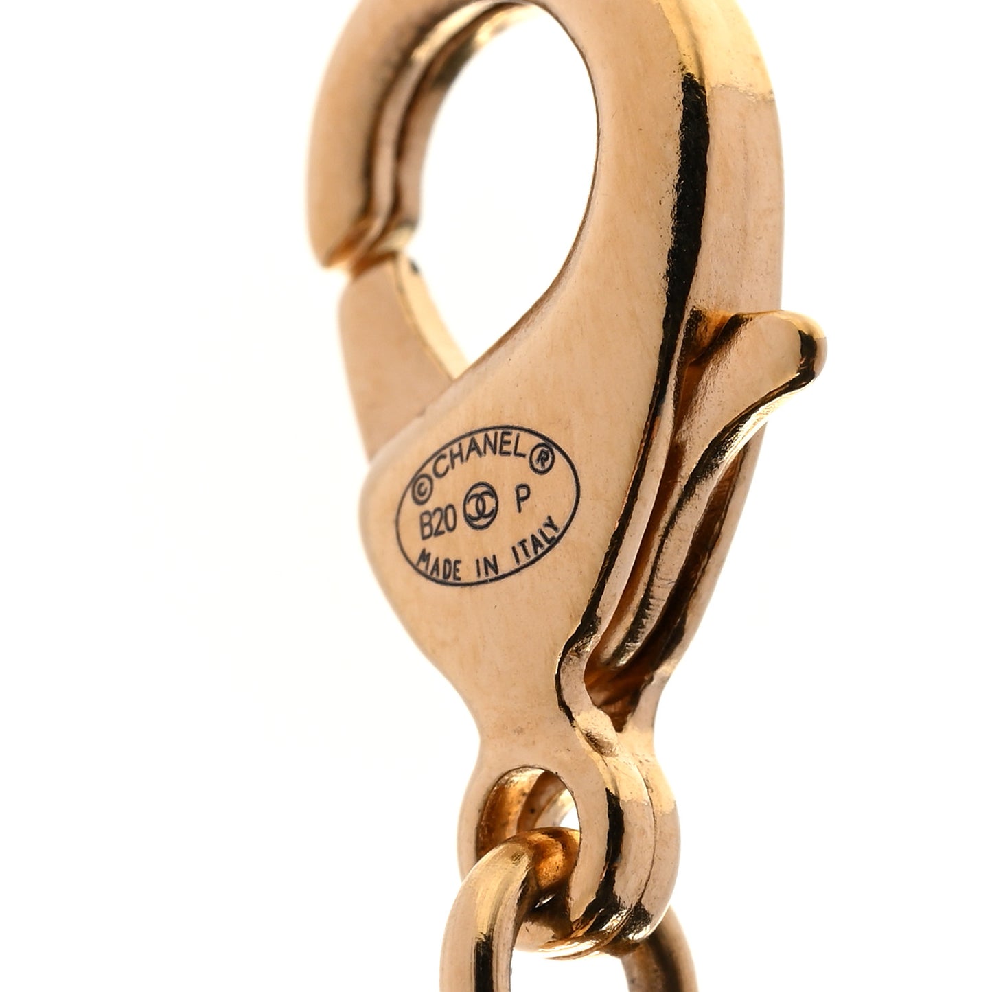 Metal Crystal 90's Icon Logo Bracelet Gold