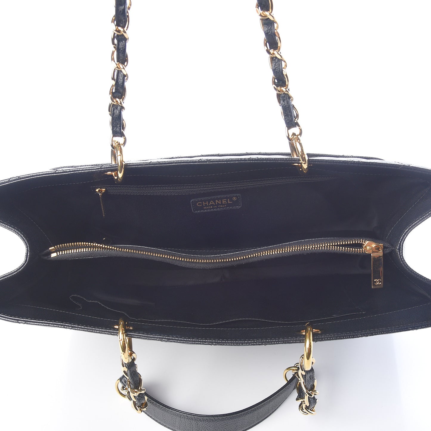 Caviar Quilted XL Grand Shopping Tote GST Black