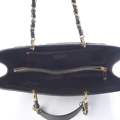Chanel Caviar Quilted XL Grand Shopping Tote GST Black 5 of 10