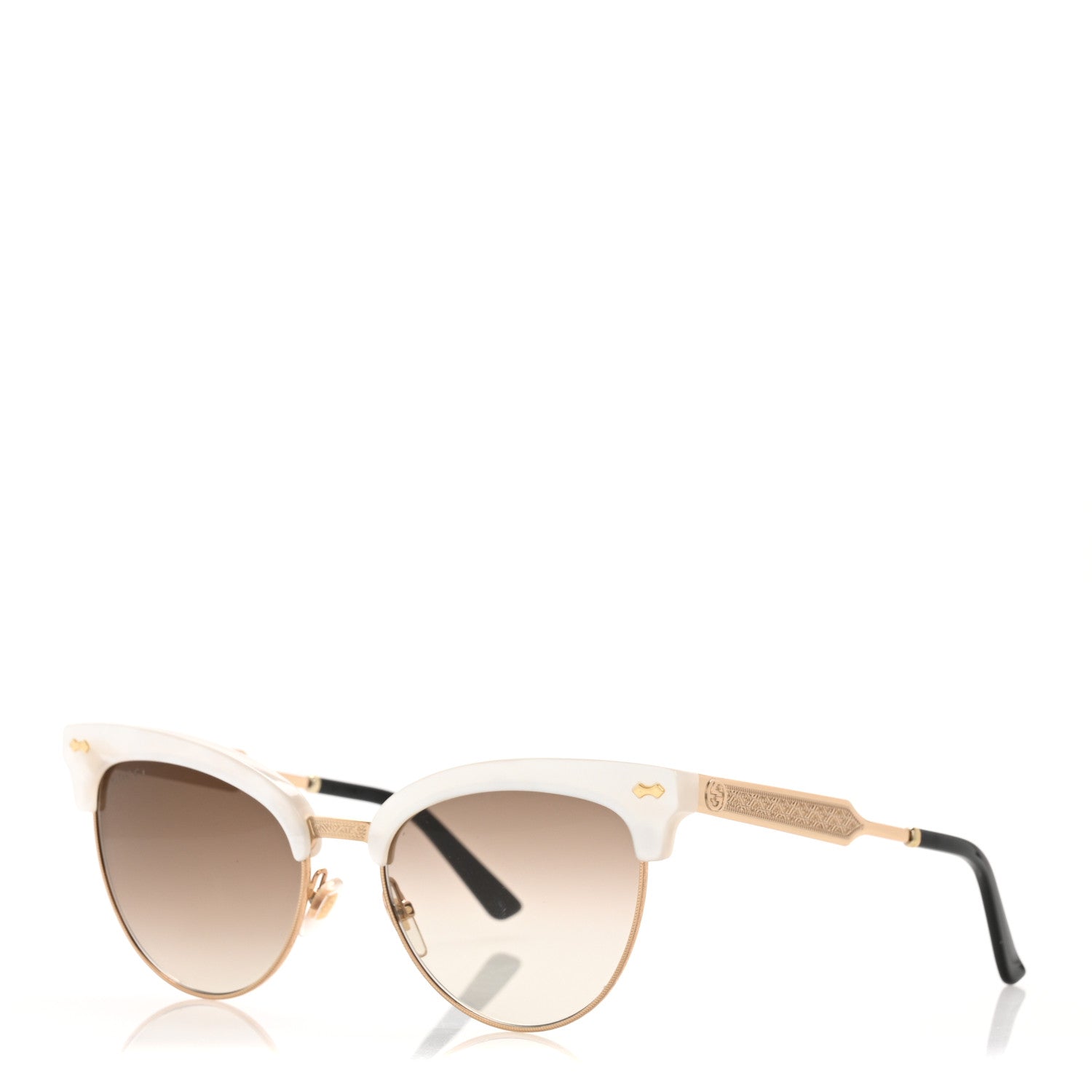 Gucci Acetate Cat Eye Sunglasses GG4283/S White 1 of 9
