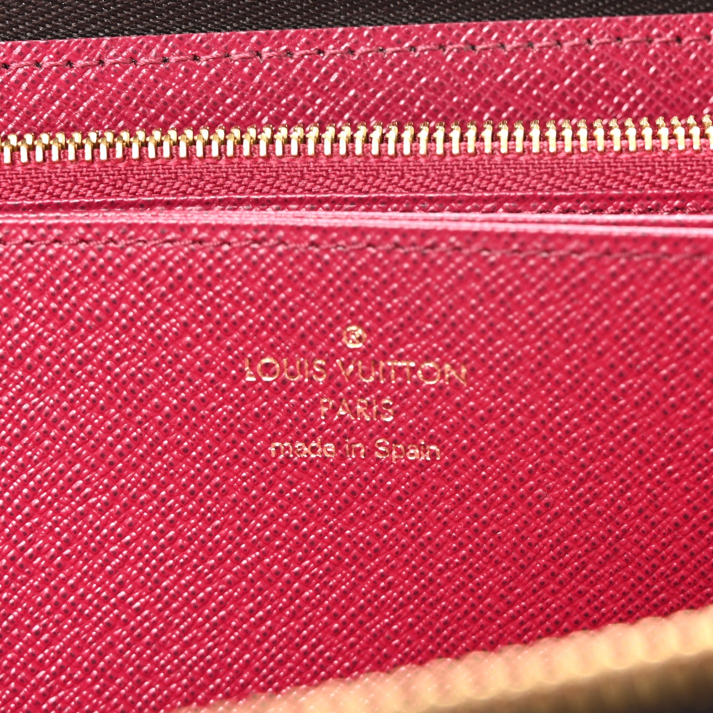 Monogram Zippy Wallet Fuchsia