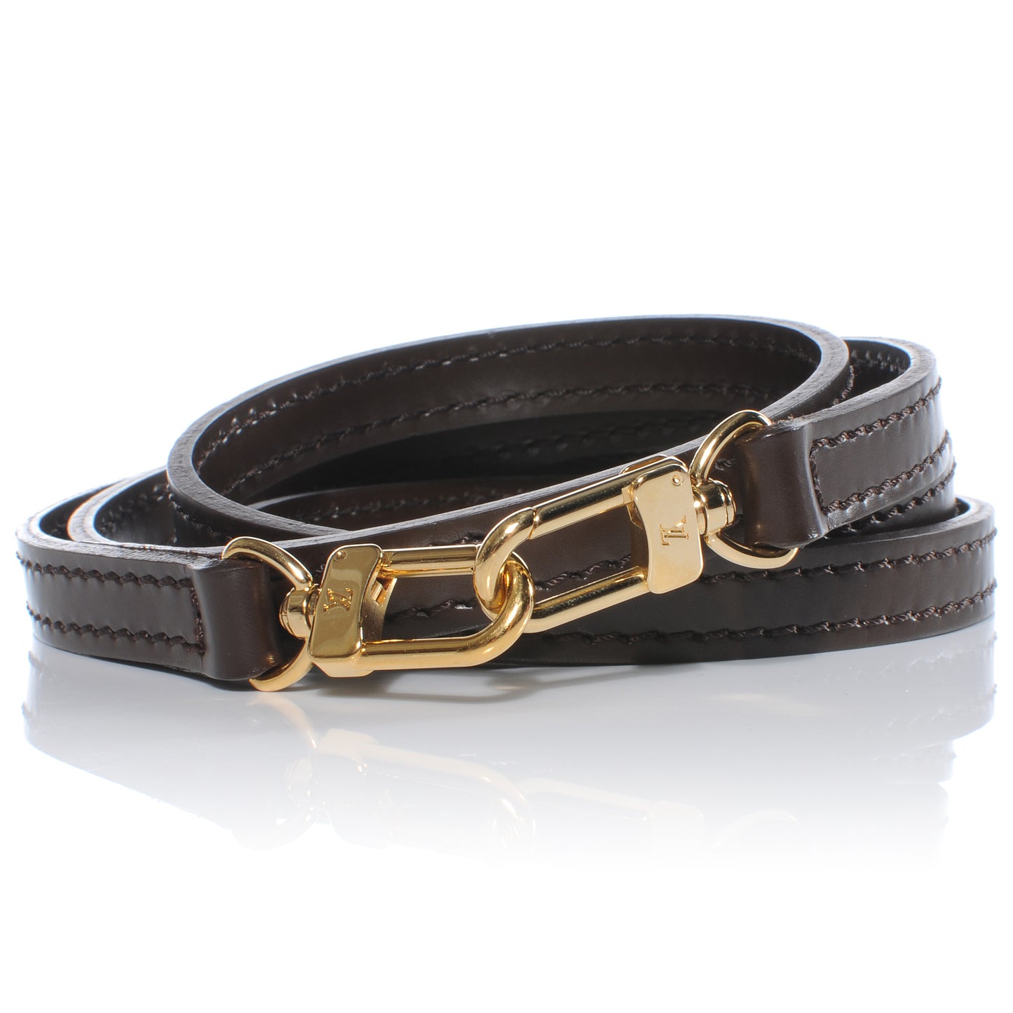 Calfskin Shoulder Strap Brown