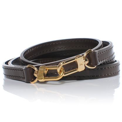 Louis Vuitton Calfskin Shoulder Strap Brown 1 of 4
